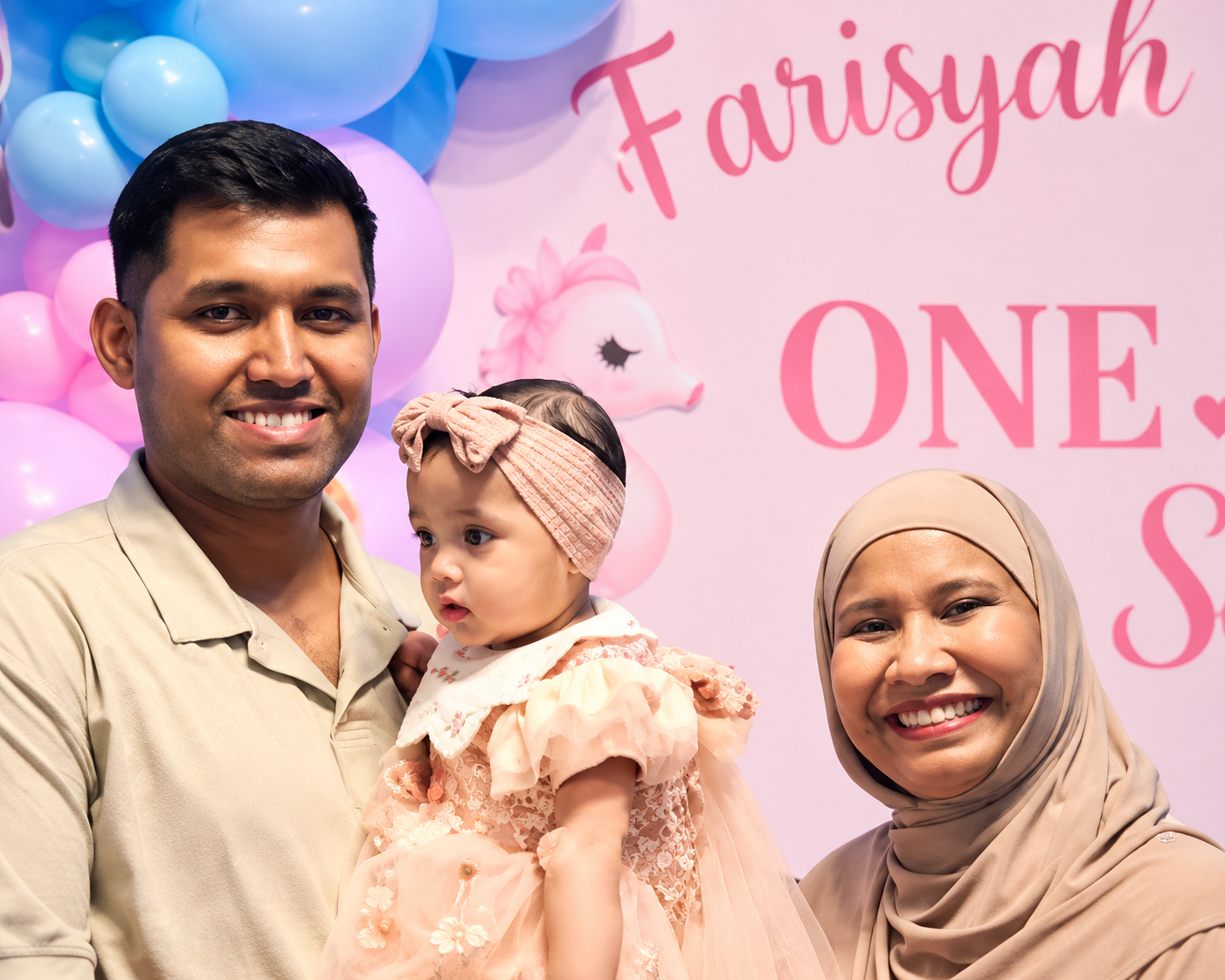 Farisyah and family